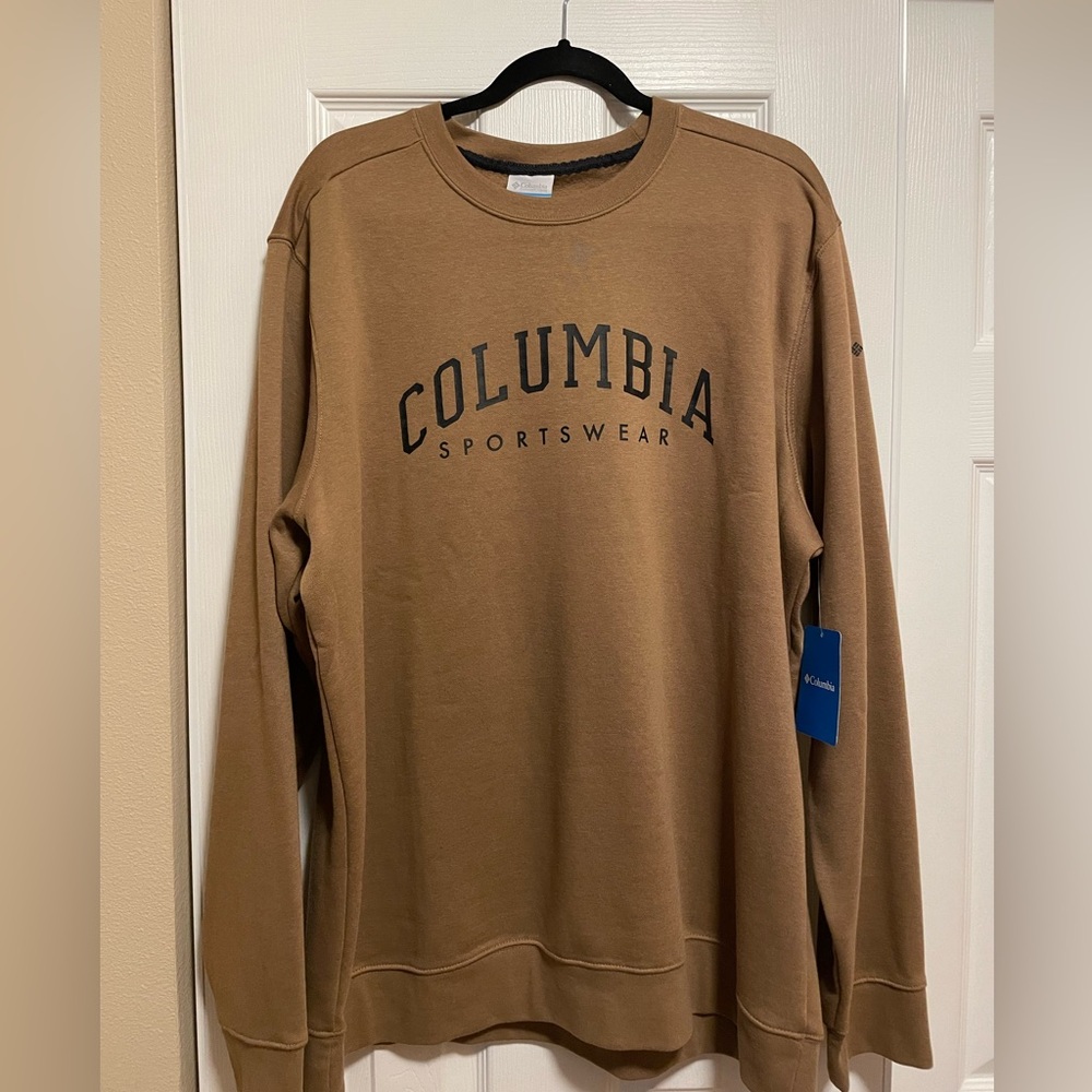 New Columbia Brown Sweater - Men's Size XL